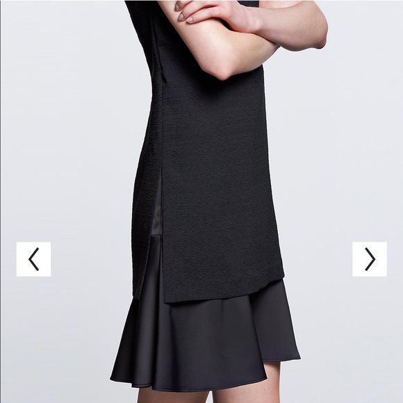 Robe Noire Simply Vera Wang – Taille S, Manches Longues, Décolleté En V (neuf Sans étiquette)
